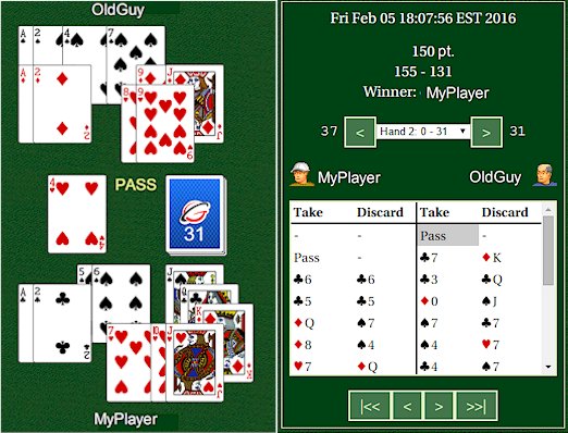 View your Gin Rummy Games