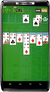 Playing Solitaire on android phone